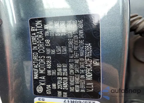 2015 Kia Sportage Lx z USA, uszkodzony, nr VIN KNDPBCAC2F7692684